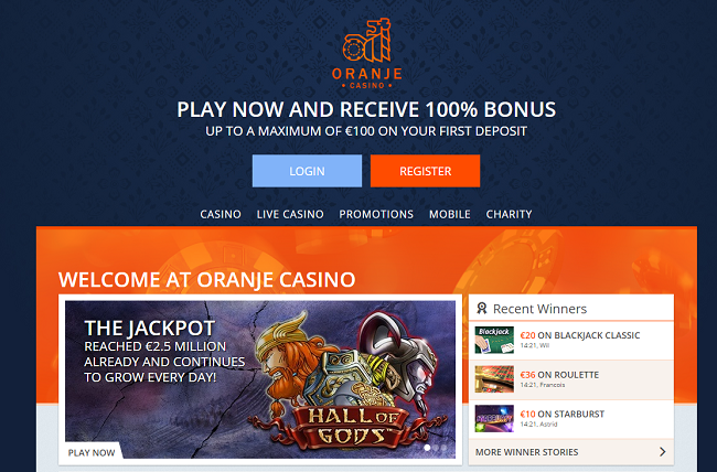 Oranje casino online